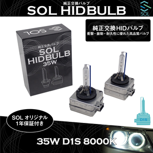 BMW MINI R55 R56 R57 R58 R59 R60 R61 SOLオリジナル 純正交換用 ヘッドライト HID D1Sバルブ バーナー 35W 8000K 1年保証付き！