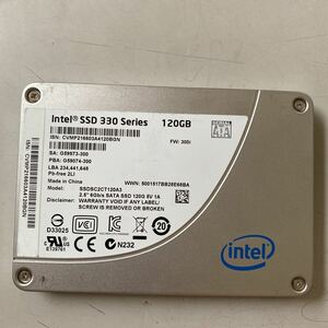 Intel SSD 330 120GB SSD SSDSC2CT120A3 9.5mm動作確認済み L