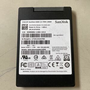 SanDisk X400 SATA SSD 128GB 2.5インチ SD8SB8U 動作確認済み L4784