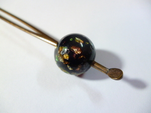 ф ho taru glass sphere .ф ornamental hairpin .