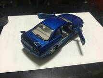 KiNSMART 1/36 日産 スカイライン GT-R R34 ブルー_画像1