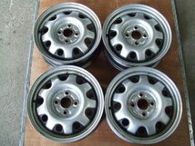 【旧車】ホンダ純正? スチールホイール 鉄ホイール 14x5J PCD100 +40? ハブ径56mm? ワンダーシビック? バラード CR-X? クイントインテグラ?_画像1