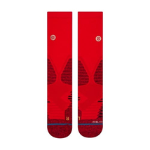 STANCE ICON HOOPS CREW サイズM RED FEEL360 インフィニット クルー スポーツ ソックス 靴下 アイコン 赤_画像2