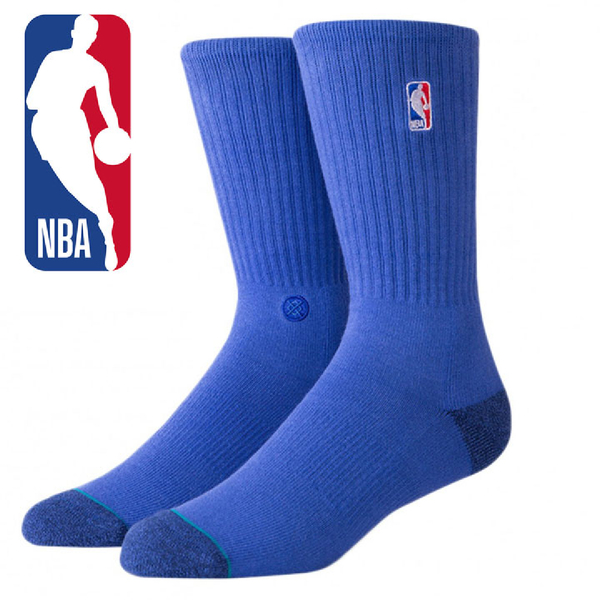 STANCE NBA LOGOMAN CREW II サイズL ROYAL クルー ソックス 靴下 青 ロゴマン
