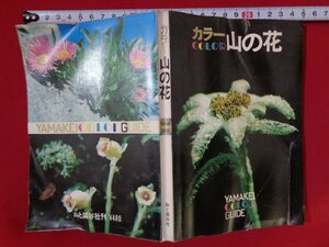 ｍ■□　昭和書籍　カラー山の花　山渓カラーガイド　昭和41年6刷発行　/I7