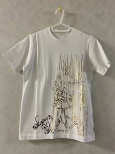 未使用品 Leyona 直筆サイン入りTシャツ レヨナ スペースシャワーTV