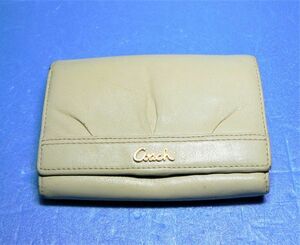 COACH(コーチ)　本革　2つ折り財布　847748Z172-303G