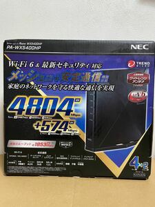 NEC 無線LANルータ Aterm ブラック PA-WX5400HP