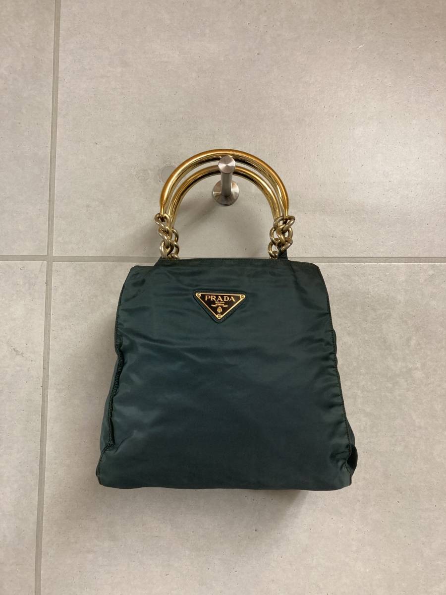 ヤフオク! -「ゴールドハンドル」(プラダ一般) (かばん、バッグ)の落札 ...