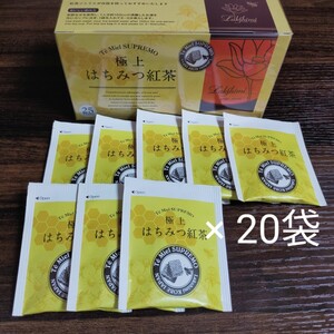 【新品未開封・匿名配送・送料無料】 ラクシュミー 極上はちみつ紅茶 ティーバッグ 20袋