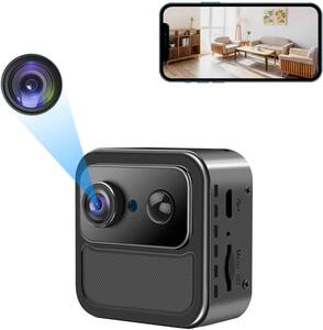 TY5/超小型カメラ 隠しカメラ WiFi対応 1080P画質 160°広角 小型監視カメラ 30日待機 長時間録画 128GB対応 スマホ対応
