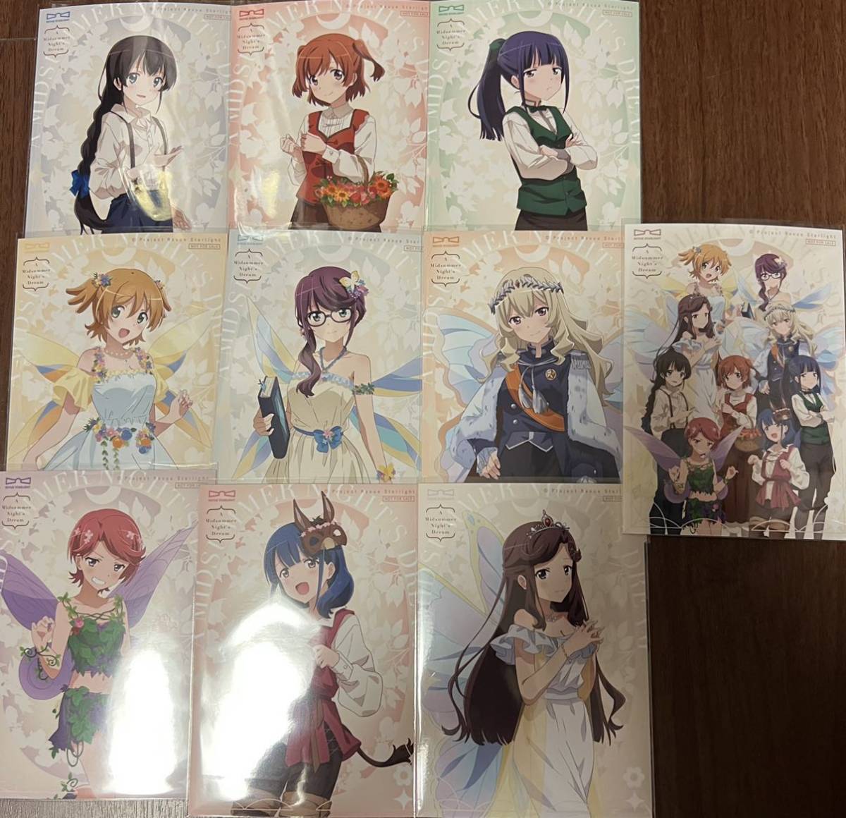 Revue Starlight Marui Edición limitada Bromuro sin venta Juego de todos los tipos Karen Hikari Mahiru Nana Junna Futaba Koko Maya Claudine, Artículos de celebridades, fotografía