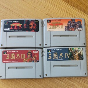 三国志4本セット スーパーファミコン