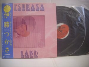 * double jacket 2LP Ito Tsukasa /. umbrella Land ~ selection ~ the best all 32 bending Oonuki Taeko Sakamoto Ryuichi Takeuchi Mariya idol 1984 year *r40613