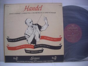 ●LP ERNEST ANSERMET / HANDEL CONCERTO FOR ORGAN AND ORCHESTRA IN G MINOR アンセルメ ヘンデル オルガン協奏曲集 ◇r40624