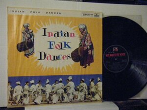 ▲LP INDIAN FOLK DANCES インドの・フォーク・ダンス 輸入盤 HIS MASTERS VOICE ECLP.2281◇r40528