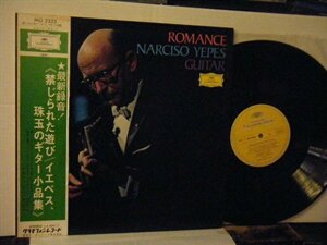 ▲ダブルジャケLP ナルシソ・イエペス / 禁じられた遊び 珠玉のギター小品集 帯付 ポリドール MG2323◇r40618