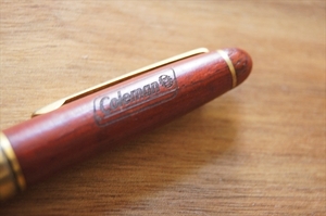 ■Coleman 木製ボールペン コールマン レア