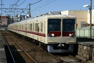 鉄道写真　新京成電鉄　8000形　タイプⅡ　VVVFインバータ制御化改造車　Lサイズ