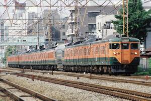 鉄道写真　東日本旅客鉄道（JR東日本）　東海道線　113系2000番台　湘南色　Lサイズ　ネガ・データ化