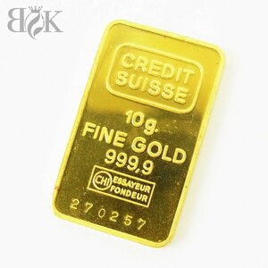 K24 インゴット 純金 10g 幅：約15mm ゴールド 資産価値 ■