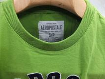 半袖Tシャツ　ロゴアップリケ　天竺　S　緑　AEROPOSTALE★OUTLET未使用格安！_画像4