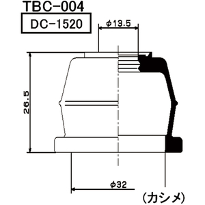 ミヤコ製　タイロッドエンドブーツ　トッポ系（Ｈ４１－８２）