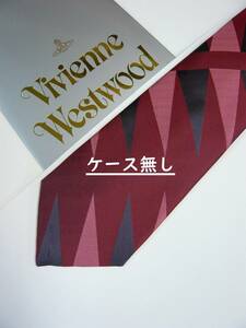 ヴィヴィアン　ネクタイ　8.5cm 08A　新品 タグ付　専用ケース無し　ご自身用に　VIVIENNE WESTWOOD　ボルドー