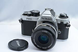 #3092-1 NIKON FM2 NIKKOR 35mm F2.8 AI レンズ付き ニコン 一眼レフフィルムカメラ