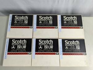 ◆◇①SCOTCH 150LHR オープンリールテープ 6枚セット スコッチ 中古品◇◆