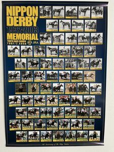 11 NIPPON DERBY 1932-2003 memorial постер скачки jra Япония Dubey 