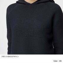 新品 M 紺 THE NORTH FACE ノースフェイス グローブフィットフーディ Globefit Hoodie ニット ホールガーメント NT12097 カットソー 49_画像2