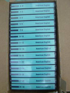 American English ⅠとⅢ　ピンスラー・アメリカンイングリッシュ　ユーキャン　カセットのみ　Ⅰは1７・18と19・20の2巻欠