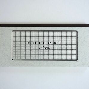 yuruliku × ツバメノート　NOTEPAD Section（方眼）一筆箋　活版印刷　日本製