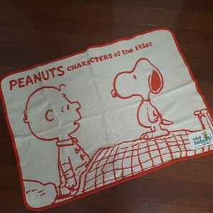  Snoopy * knitted cloth * towelket * blanket * lap blanket * child * baby * approximately 73×100* child care .*. daytime .