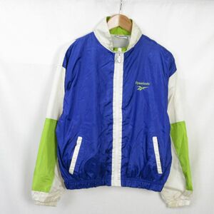 80s 90s ヴィンテージ USA 古着 Reebok ナイロン スポーツ ウィンドブレーカー ジャケット sizeM/リーボック　0304