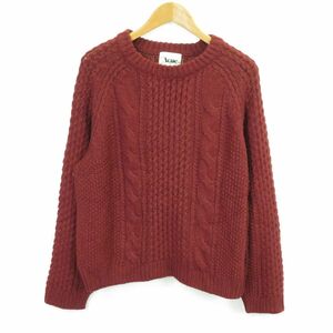 Acne cable knitted sweater sizeS/ Acne 0502