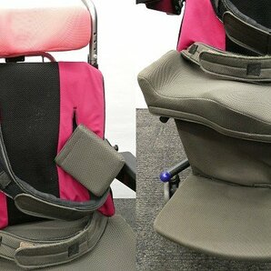 ♯ R82 High-Lowフレーム使用 座位保持装置 ティルト機能 昇降タイプ 姿勢保持 介助式 車椅子 子供用 小児用 身体障害児用バギーの画像4