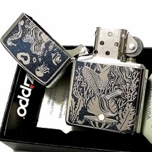 ZIPPO アーマー ジッポ シルバー＆ブルー 鏡面 マーメイド スワロフスキー かっこいい ライター おしゃれ メンズ ギフト_画像4