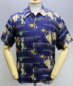 SunSurf (サンサーフ) スペシャルエディションアロハシャツ “KIHI KIHI” SS30210 極美品 ネイビー size M / エンゼルフィッシュ