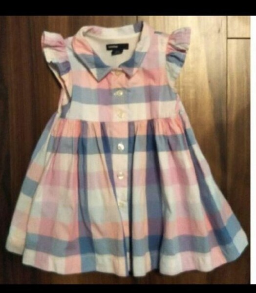baby GAP チェックワンピース