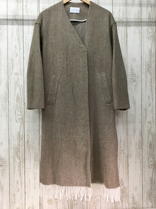 135BH PHEENY BEAVER FRINGE COAT PA19-CO03 フィーニー コート【中古】