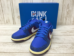 148BH UNDEFEATED × NIKE DUNK LOW SP DH6508-400 アンディフィーテッド ナイキ ダンク 28.0cm【中古・美品】