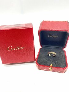 ◆未使用品・展示品 Cartier カルティエ ヴァンドーム リング 参考価格177,100円 仕上げ済み 箱・ケース付 750 トリニティ 18金 