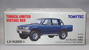 即決！ トミカ リミテッド ヴィンテージ ネオ LV-N255a トヨタ ハイラックス 4WD ピックアップ ダブルキャブ SSR 95年式 紺 新品・未使用品