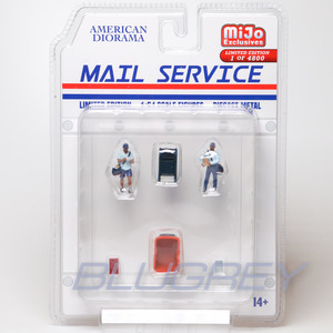 アメリカン ジオラマ 1/64 メールサービス 郵便 American Diorama Figure Mail Service Mijo限定