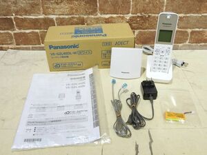 1円〜 中古 Panasonic VE-GZL40DL-W ホワイト コードレス電話機