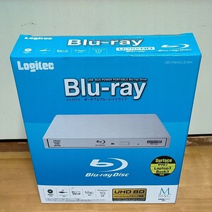 ロジテック 外付け ブルーレイドライブ USB3.2 Gen1 (USB3.0) UHD BD対応 LBD-PWA6U3LWH
