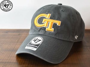 H686《未使用品》47 Brand 47ブランド CLEAN UP【フリーサイズ】USカレッジ GEORGIA TECH UNIVERSITY 帽子 キャップ