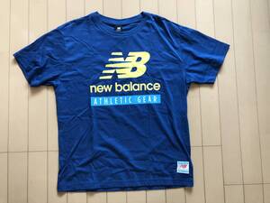 ニューバランス(New Balance) Essentials Field Day NBロゴ Tシャツ キャプテンブルー Lサイズ